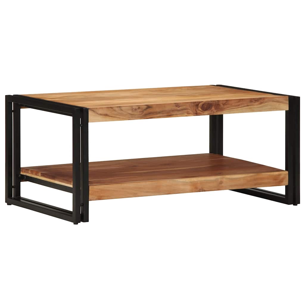 vidaXL Stolik kawowy 90x50x38 cm Drewno lite Akacja