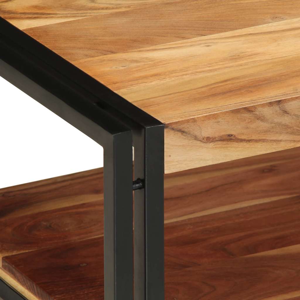 vidaXL Stolik kawowy 90x50x38 cm Drewno lite Akacja