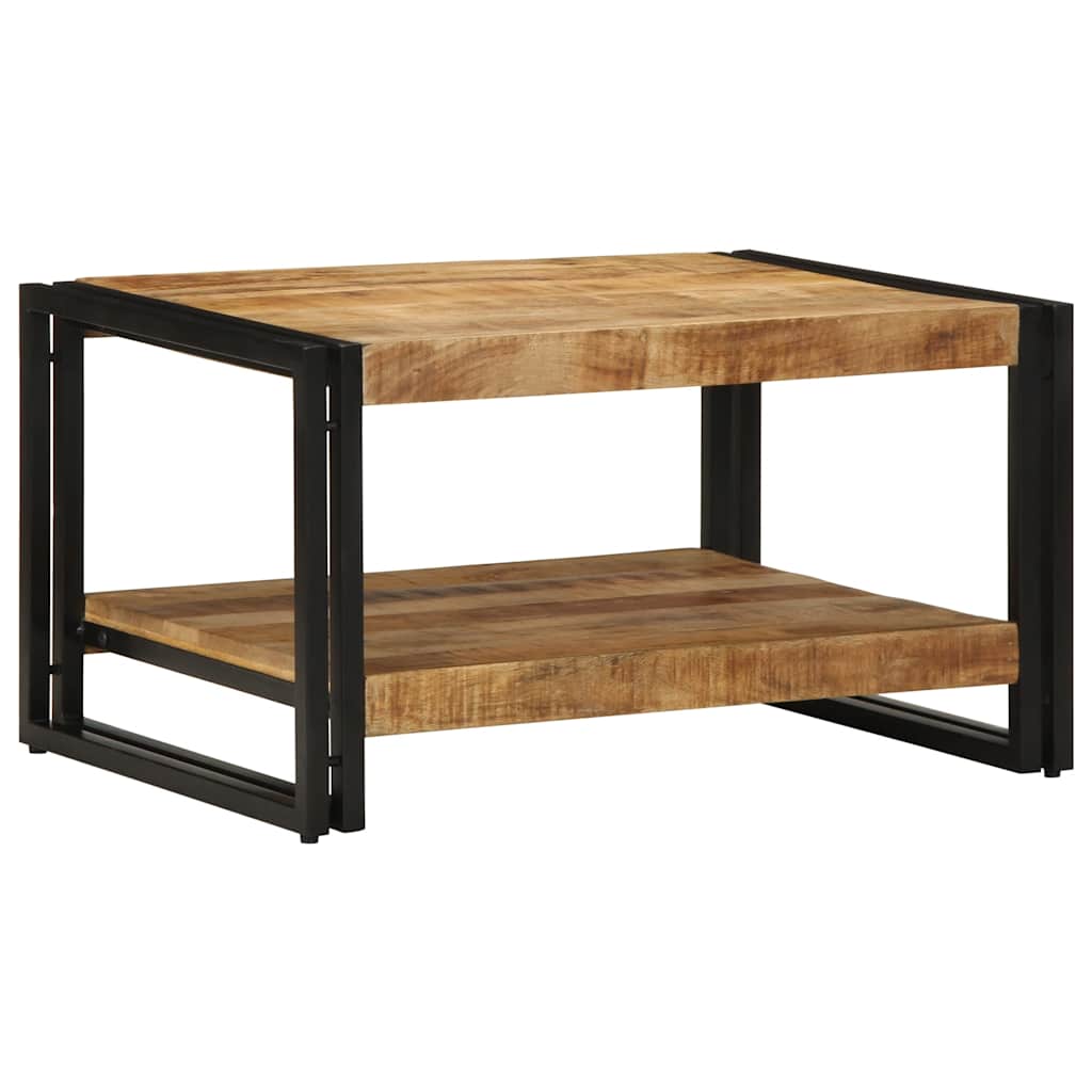 vidaXL Stolik kawowy 70x50x38 cm lite drewno surowe mango
