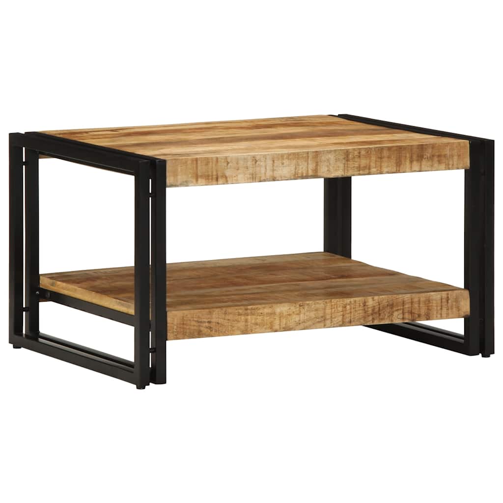 vidaXL Stolik kawowy 70x50x38 cm lite drewno surowe mango