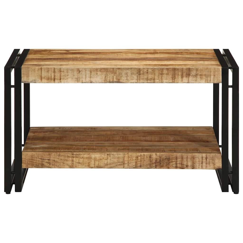 vidaXL Stolik kawowy 70x50x38 cm lite drewno surowe mango