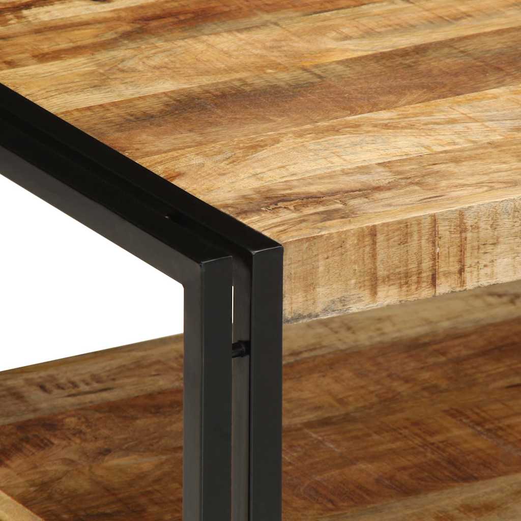 vidaXL Stolik kawowy 70x50x38 cm lite drewno surowe mango