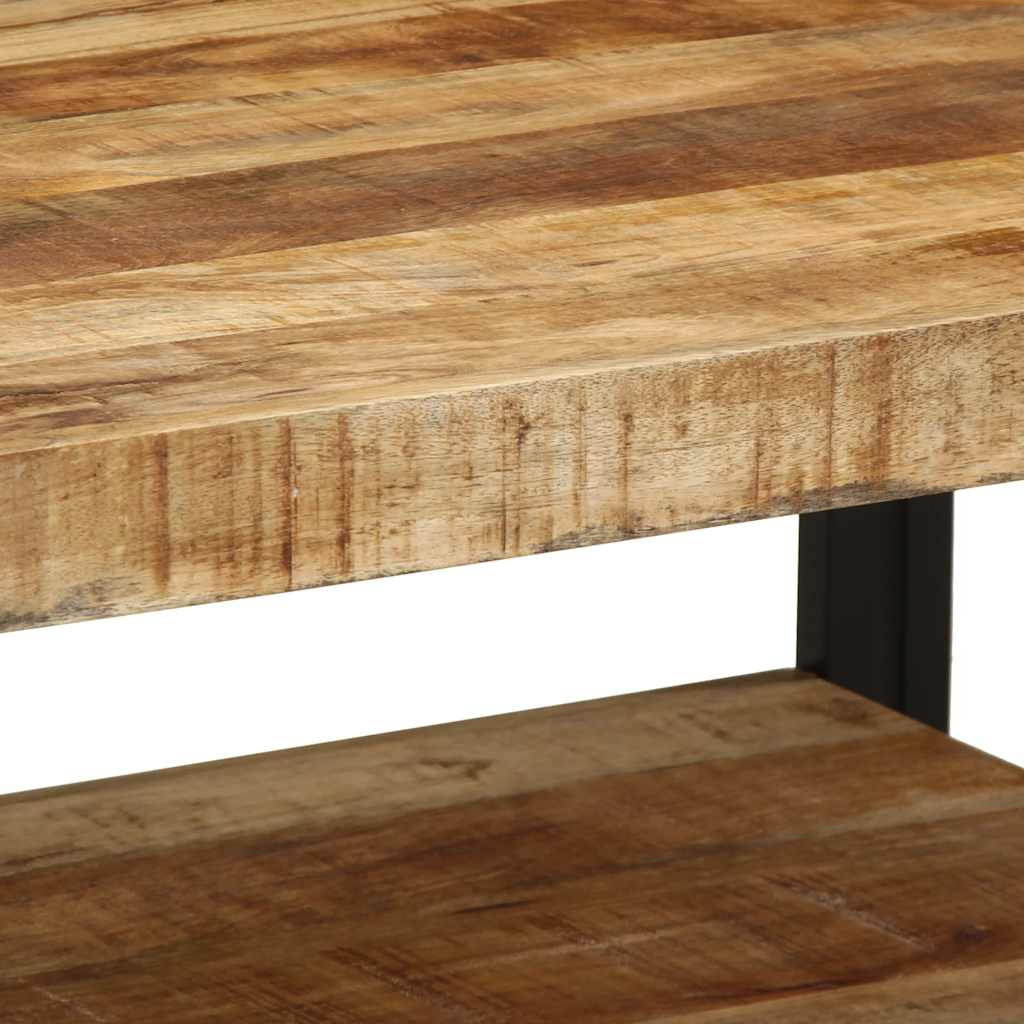 vidaXL Stolik kawowy 70x50x38 cm lite drewno surowe mango