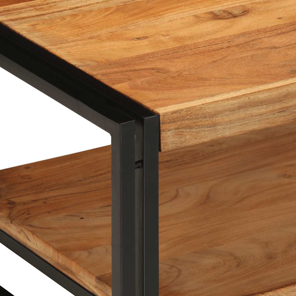 vidaXL Stolik kawowy 70x50x38 cm Drewno lite Akacja