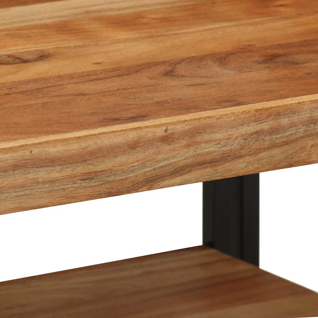 vidaXL Stolik kawowy 70x50x38 cm Drewno lite Akacja