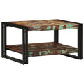 vidaXL Stolik kawowy wielokolorowy 70x50x38 cm lite drewno odzyskane