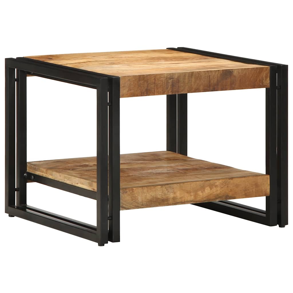 vidaXL Stolik kawowy 50x50x38 cm lite drewno surowe mango
