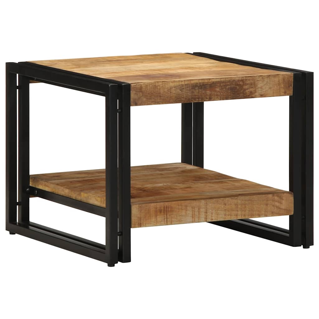 vidaXL Stolik kawowy 50x50x38 cm lite drewno surowe mango