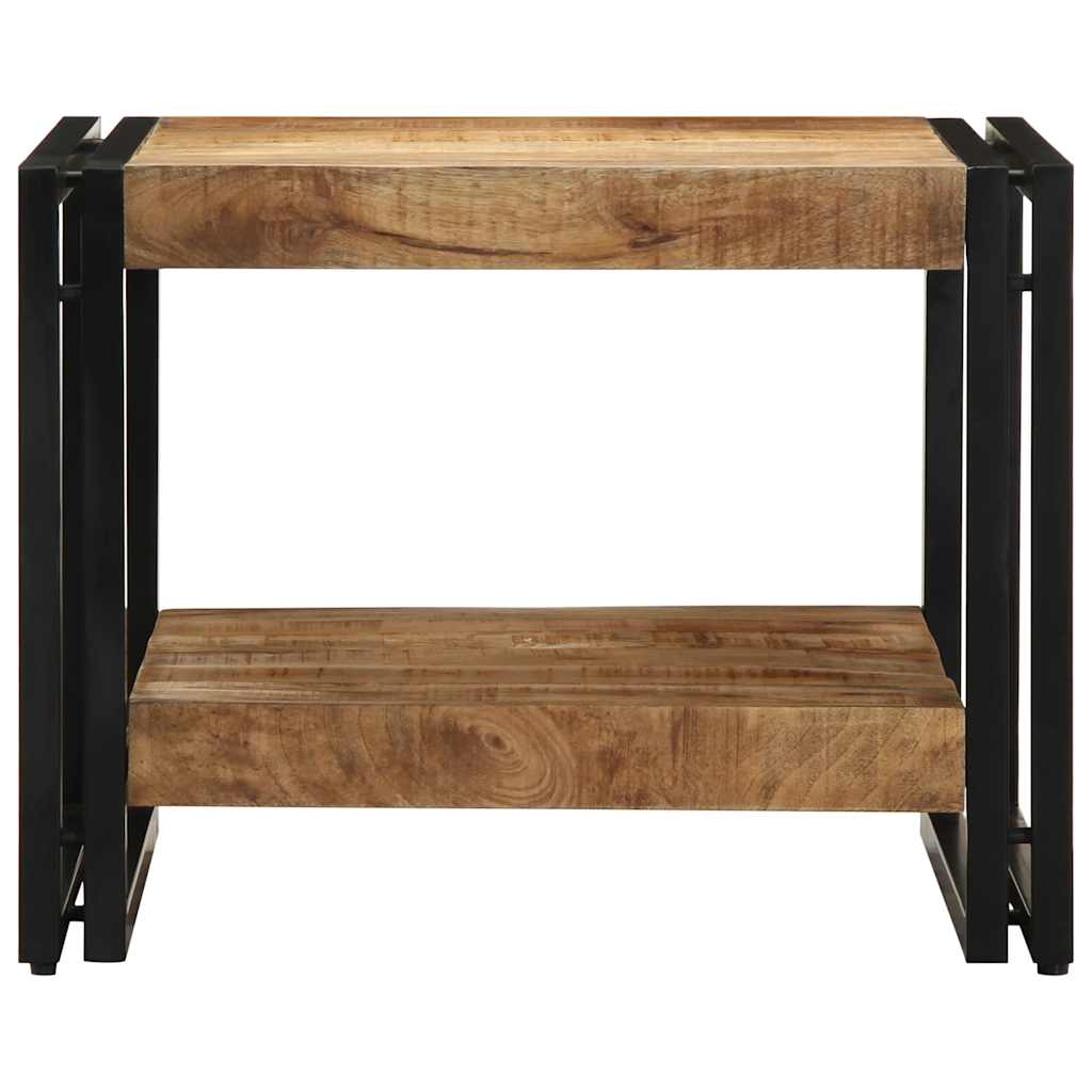vidaXL Stolik kawowy 50x50x38 cm lite drewno surowe mango
