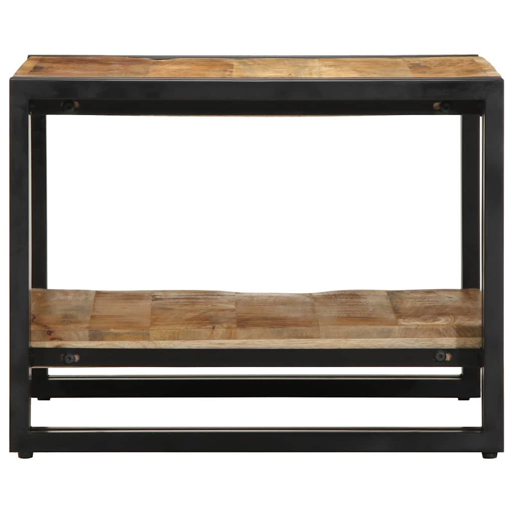 vidaXL Stolik kawowy 50x50x38 cm lite drewno surowe mango