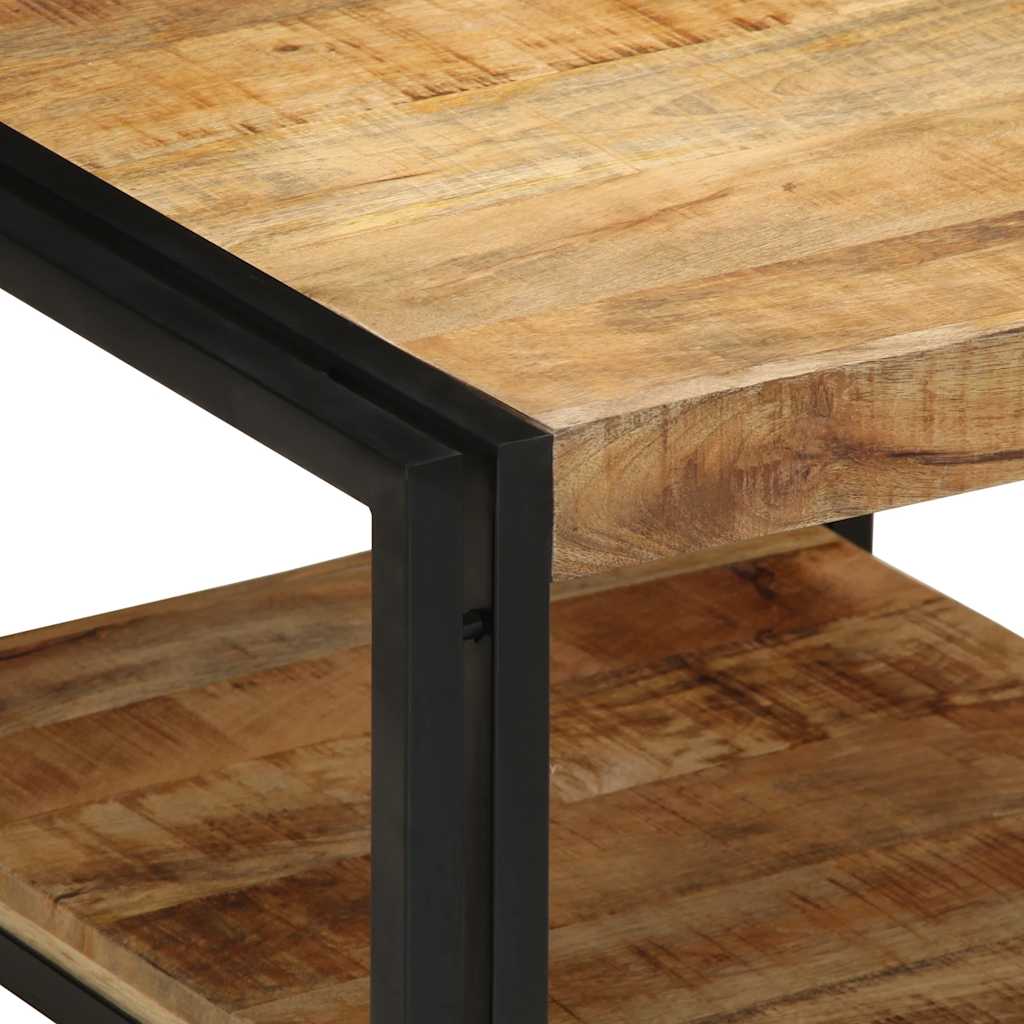 vidaXL Stolik kawowy 50x50x38 cm lite drewno surowe mango