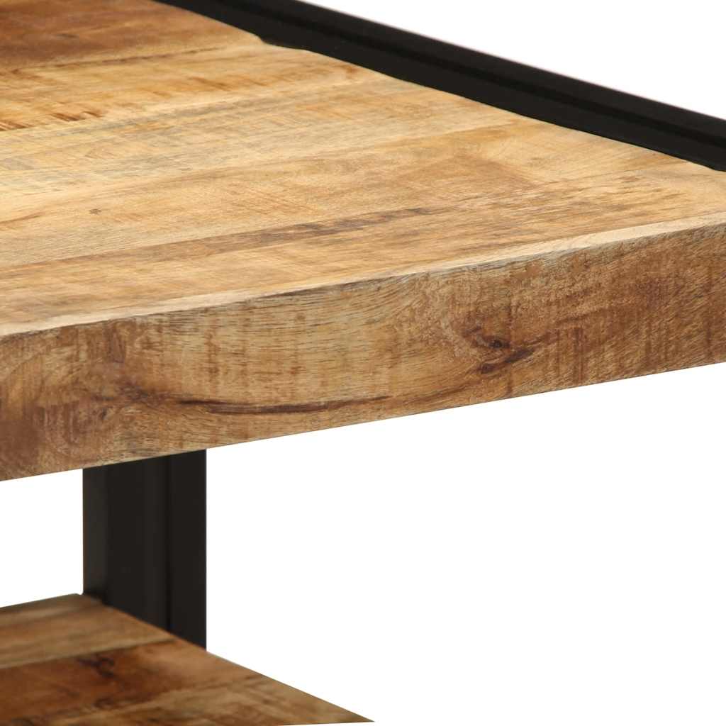 vidaXL Stolik kawowy 50x50x38 cm lite drewno surowe mango