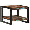 vidaXL Stolik kawowy wielokolorowy 50x50x38 cm lite drewno odzyskane