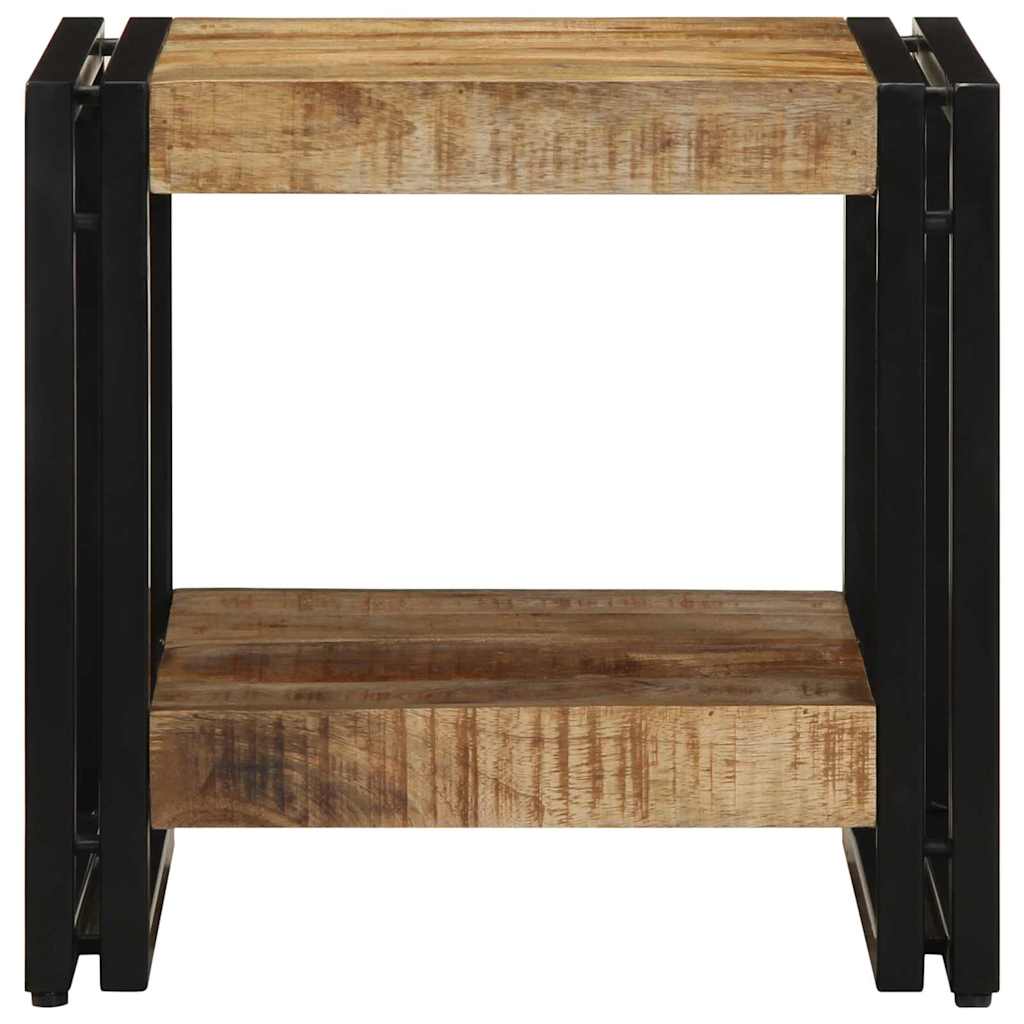 vidaXL Stolik kawowy Brązowy 40 x 40 x 38 cm Drewno z mango