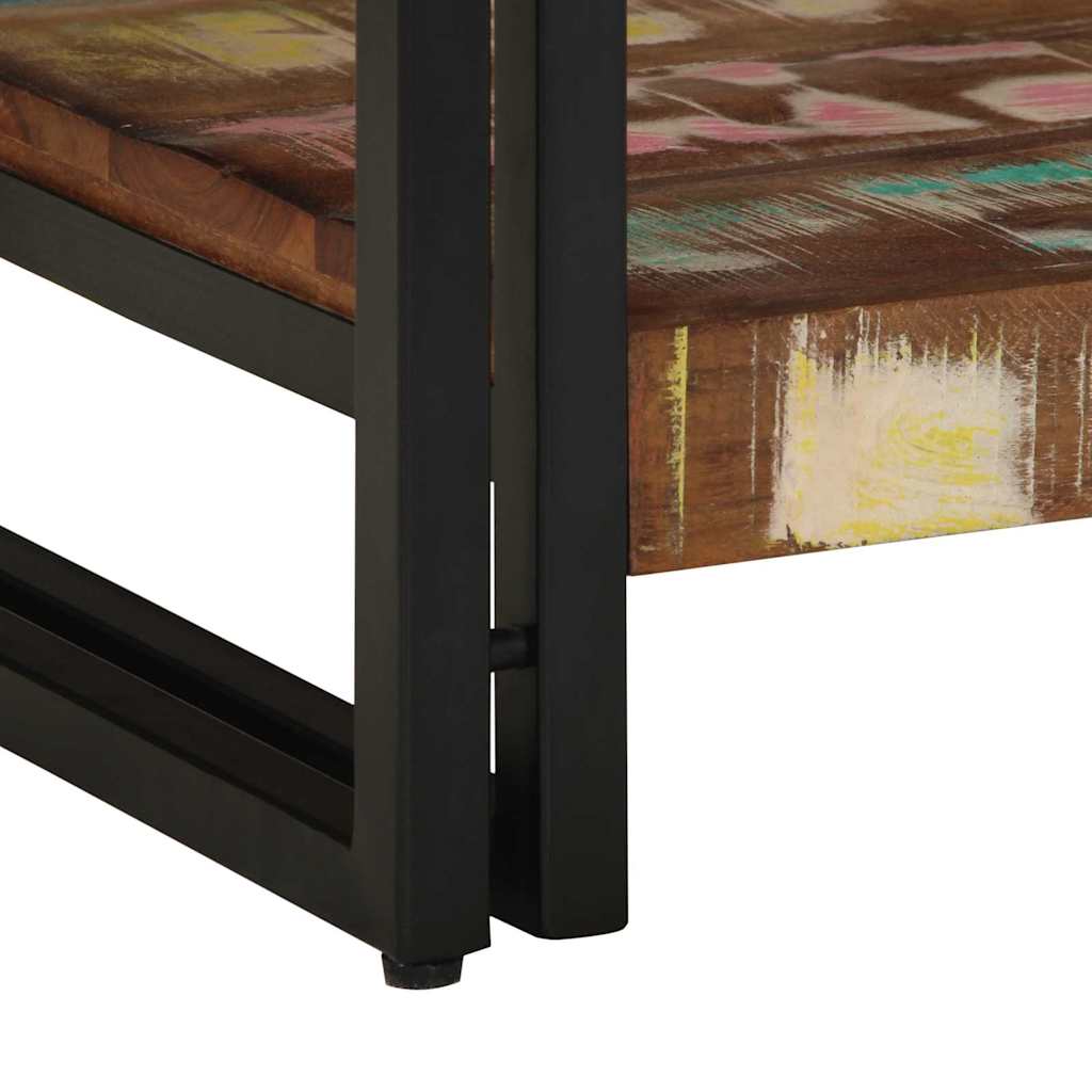 vidaXL Stolik kawowy 40 x 40 x 38 cm Lite Drewno Recyklingowe