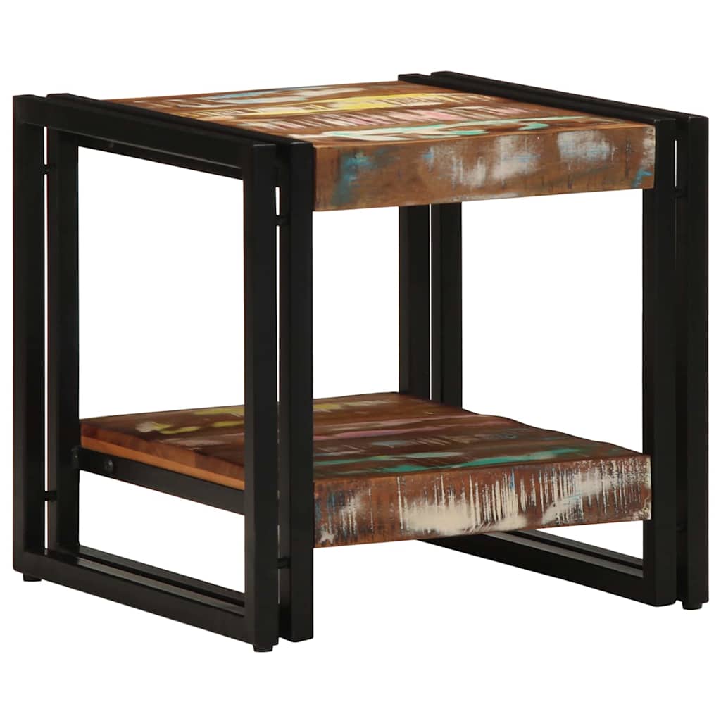 vidaXL Stolik kawowy 40 x 40 x 38 cm Lite Drewno Recyklingowe