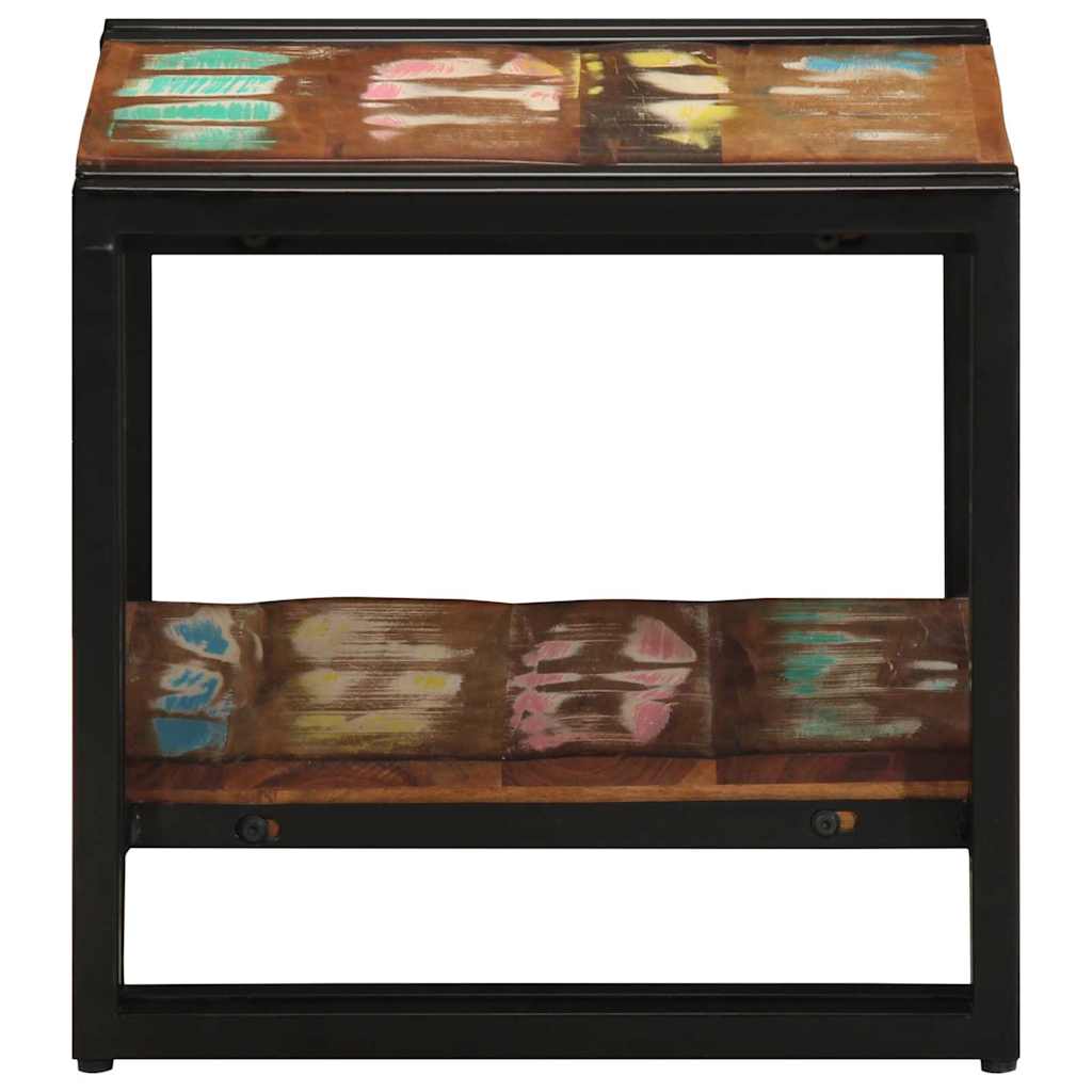 vidaXL Stolik kawowy 40 x 40 x 38 cm Lite Drewno Recyklingowe