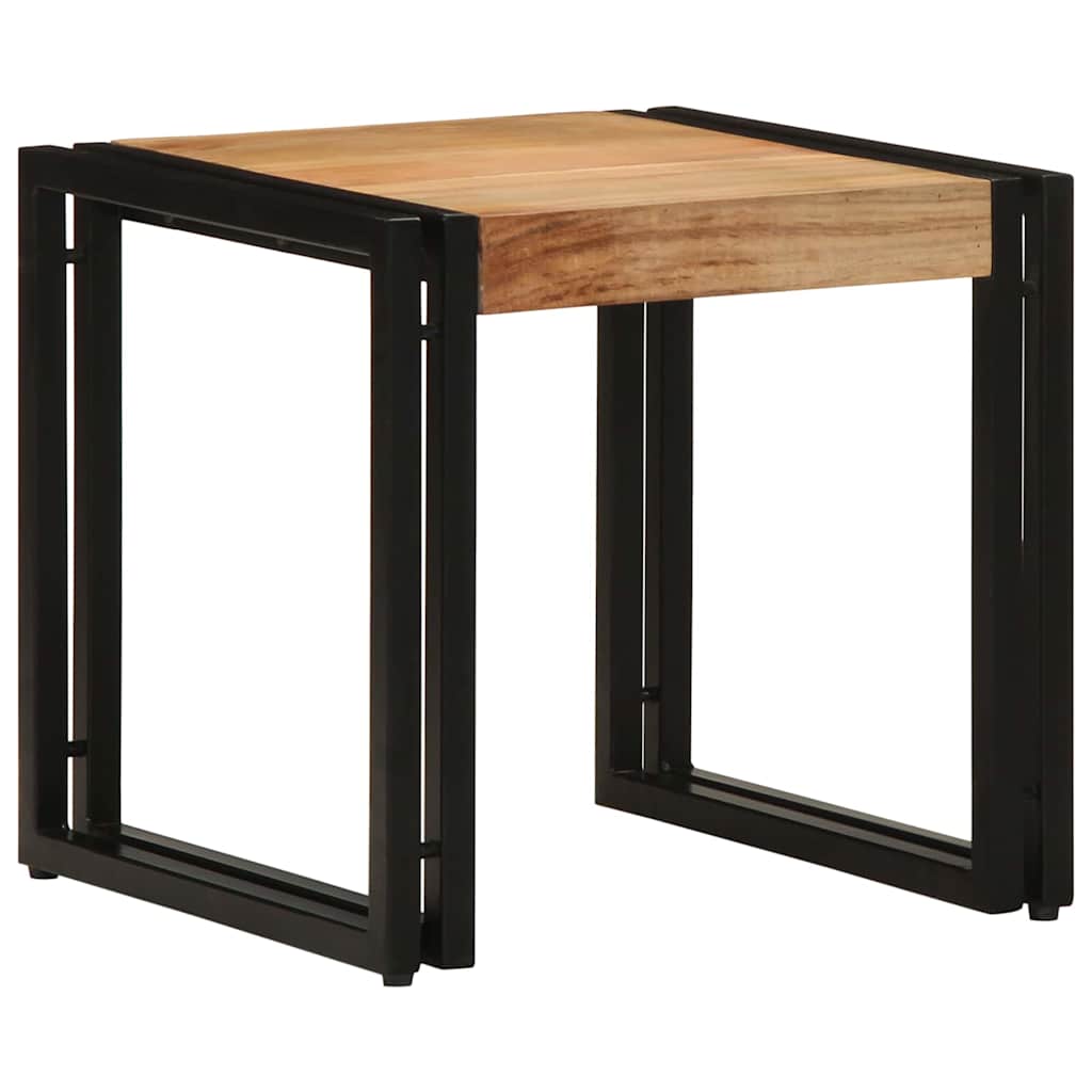 vidaXL Stolik kawowy Brązowy 40 x 40 x 38 cm Lite Drewno Akacji