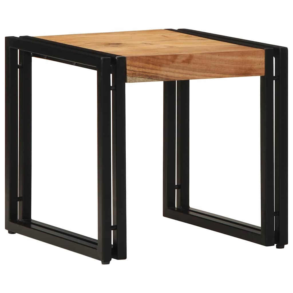 vidaXL Stolik kawowy Brązowy 40 x 40 x 38 cm Lite Drewno Akacji