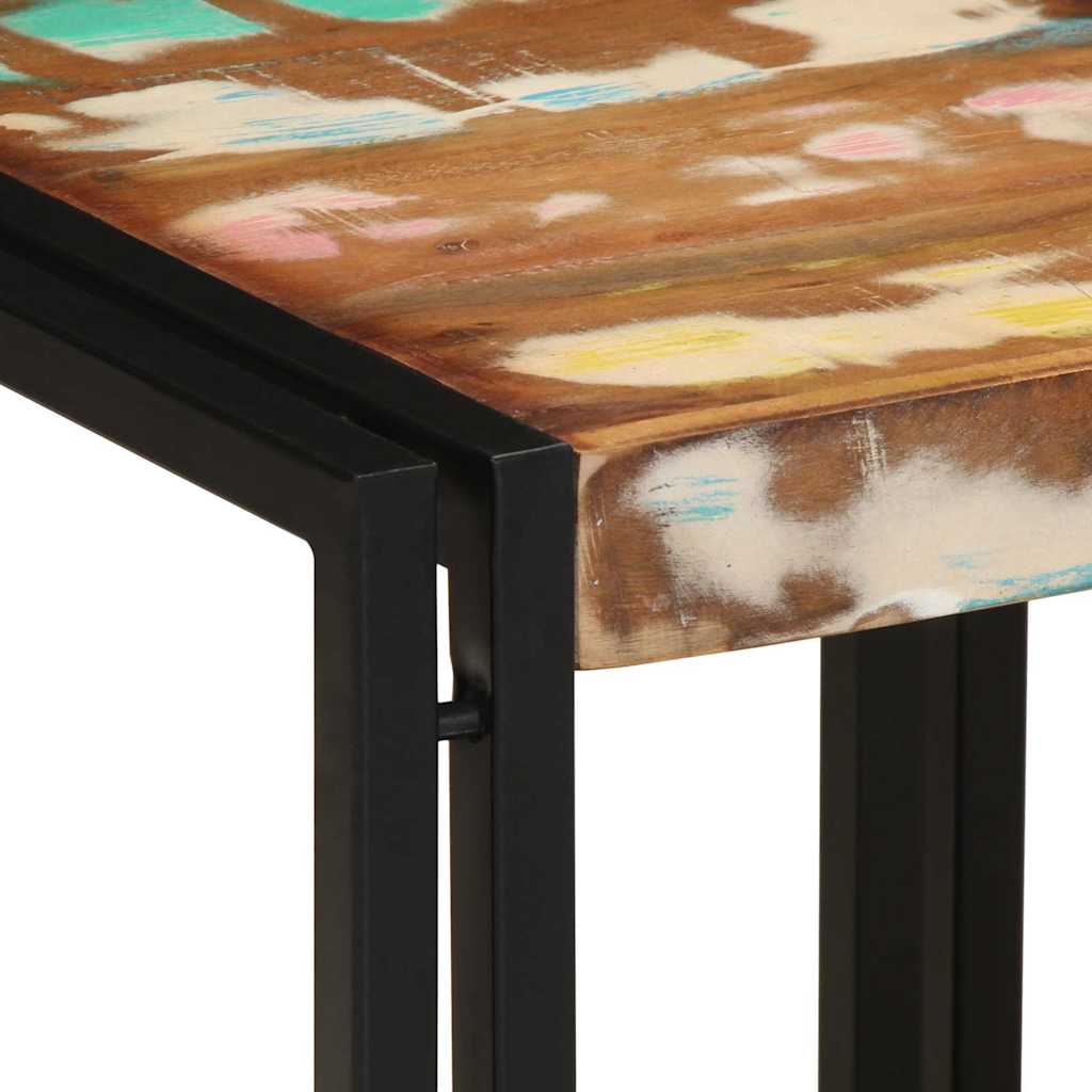 vidaXL Stolik kawowy 40 x 40 x 38 cm Lite Drewno Recyklingowe