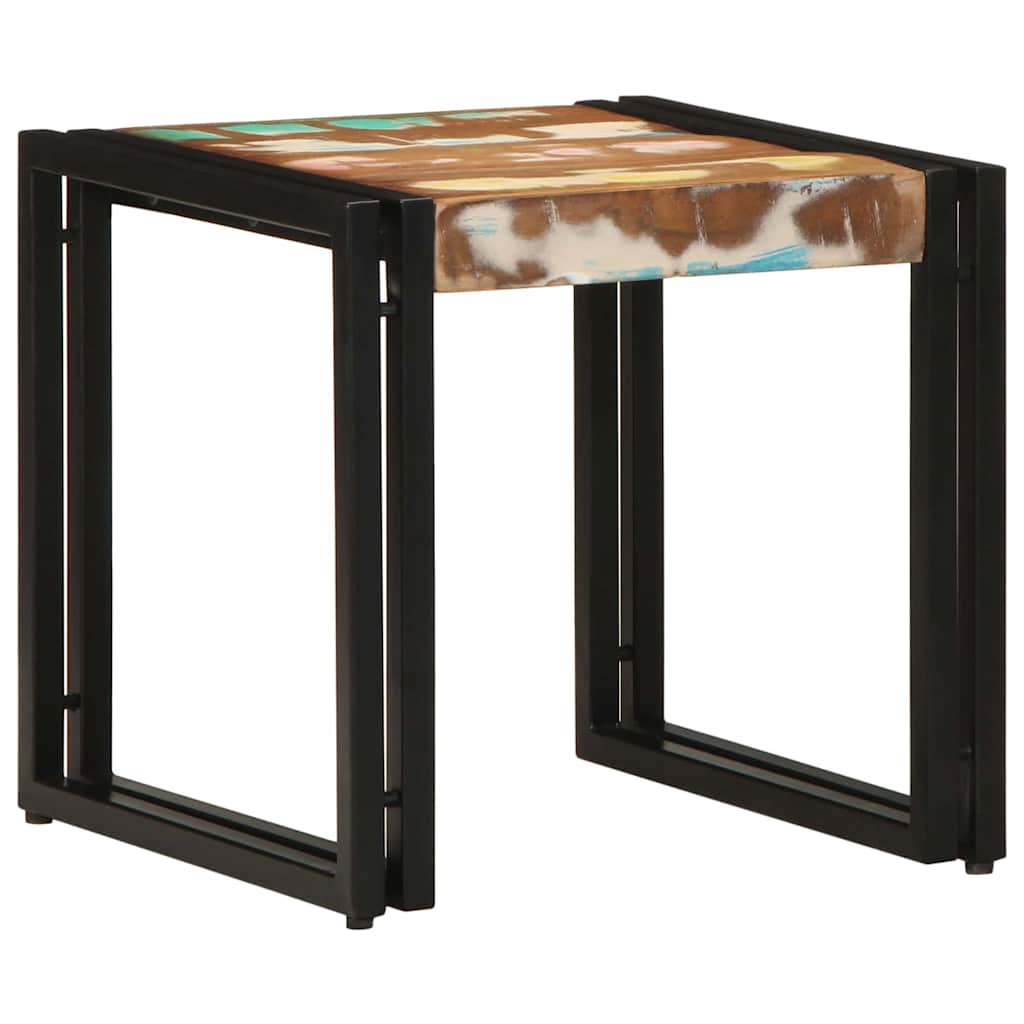 vidaXL Stolik kawowy 40 x 40 x 38 cm Lite Drewno Recyklingowe