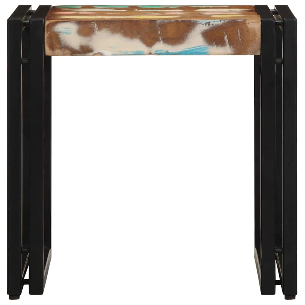 vidaXL Stolik kawowy 40 x 40 x 38 cm Lite Drewno Recyklingowe