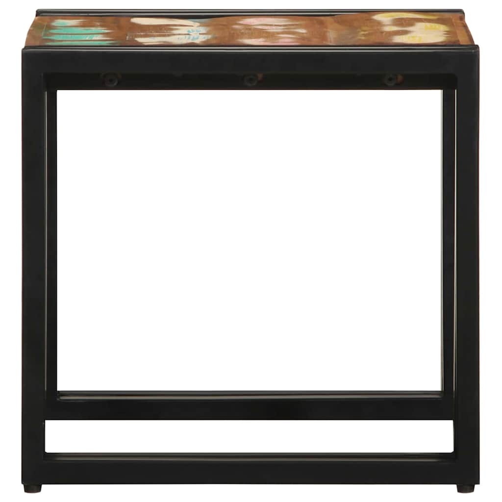 vidaXL Stolik kawowy 40 x 40 x 38 cm Lite Drewno Recyklingowe