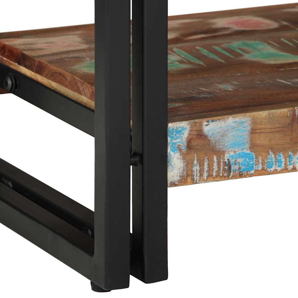 vidaXL Konsola Wielokolorowe 90 x 33 x 75 cm Lite Drewno Recyklingowe