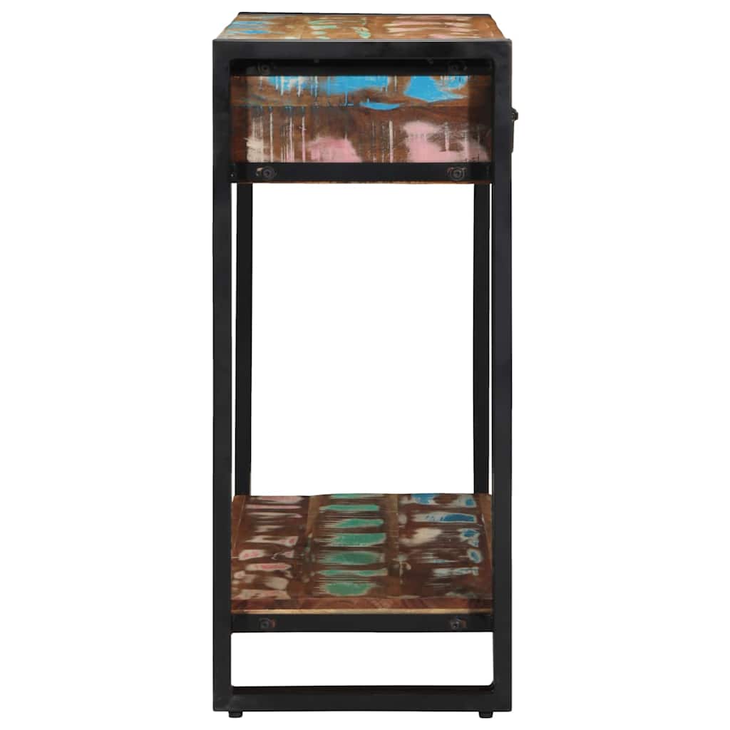 vidaXL Konsola Wielokolorowe 90 x 33 x 75 cm Lite Drewno Recyklingowe