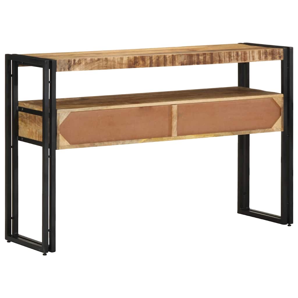 vidaXL Konsola z szufladą Brązowy 120 x 33 x 75 cm Drewno z mango
