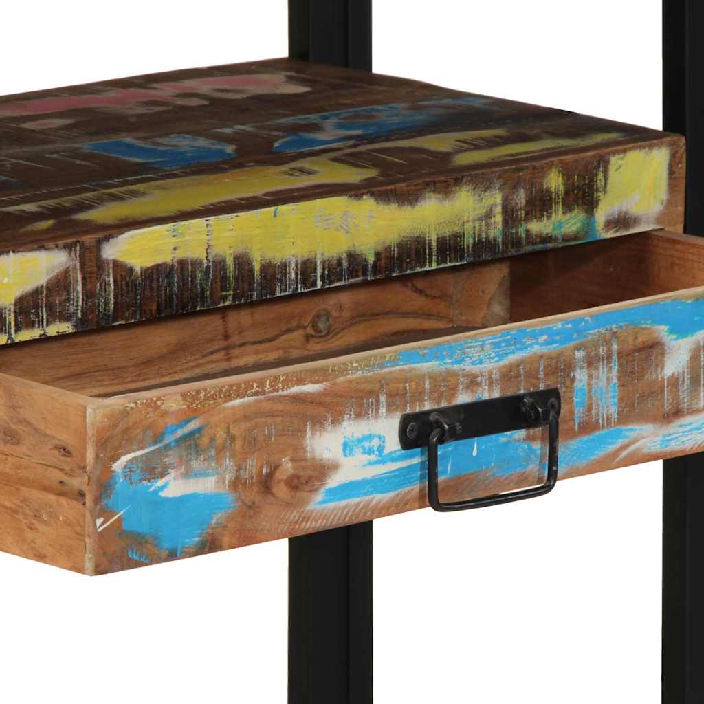 vidaXL Konsola Wielokolorowe 120 x 33 x 75 cm Lite Drewno Recyklingowe