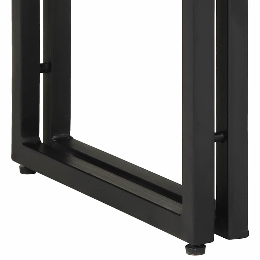 vidaXL Konsola Wielokolorowe 120 x 33 x 75 cm Lite Drewno Recyklingowe