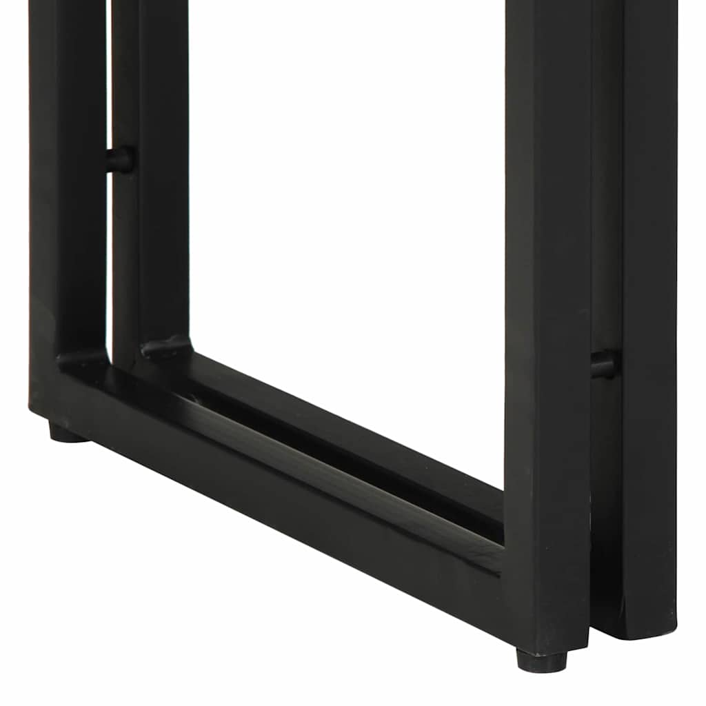 vidaXL Konsola Wielokolorowe 90 x 33 x 75 cm Lite Drewno Recyklingowe