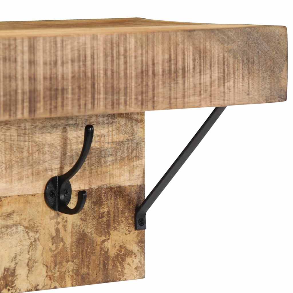 vidaXL Wieszak na płaszcze Brązowy 73 x 19 x 23 cm Lite drewno mango