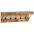 vidaXL Wieszak na płaszcze Brązowy 73 x 19 x 23 cm Lite drewno mango