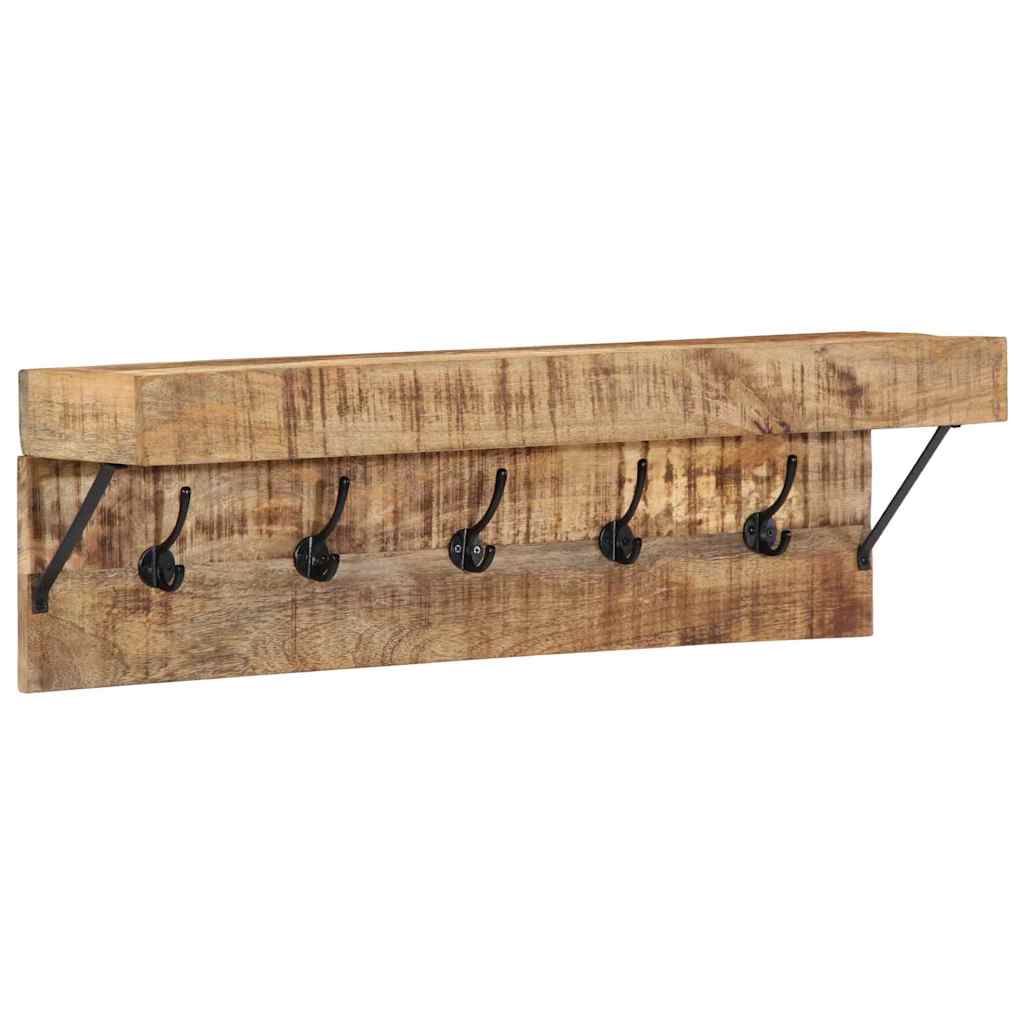 vidaXL Wieszak na płaszcze Brązowy 73 x 19 x 23 cm Lite drewno mango