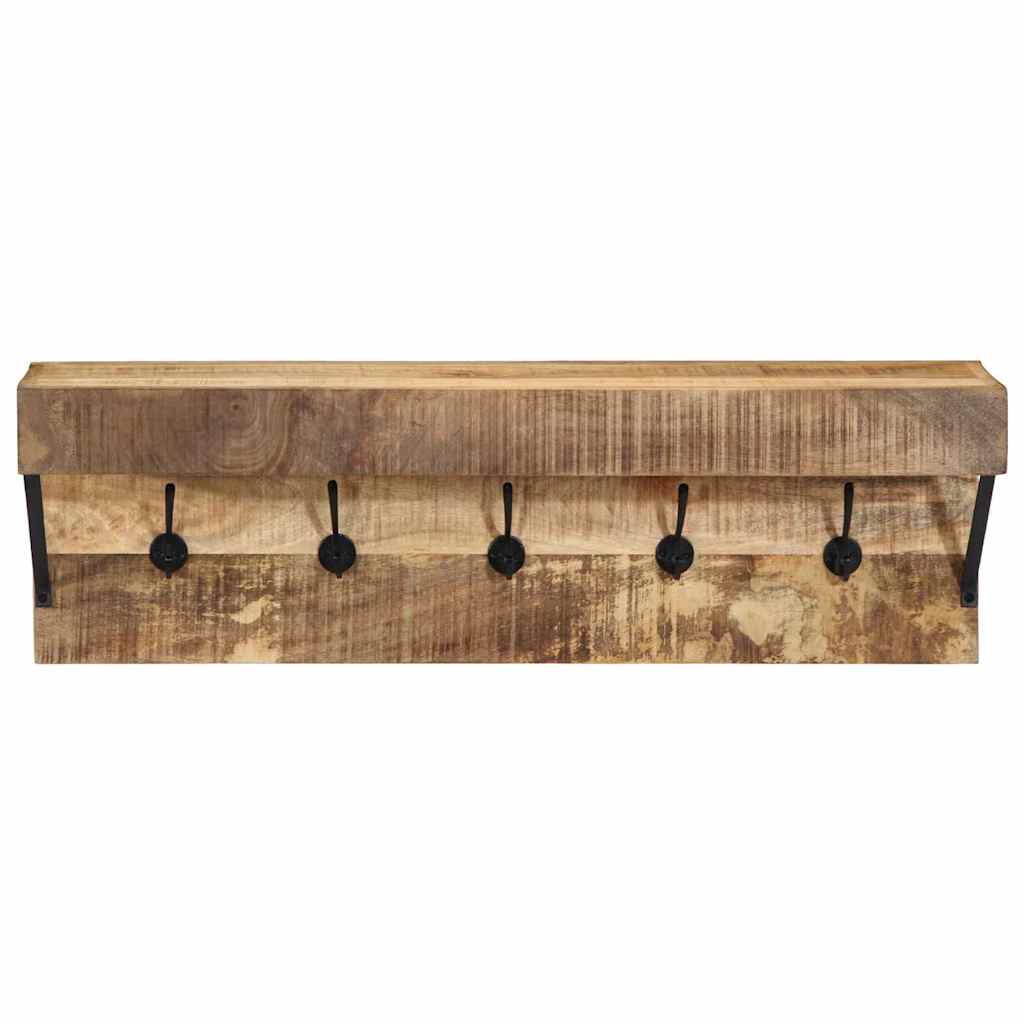 vidaXL Wieszak na płaszcze Brązowy 73 x 19 x 23 cm Lite drewno mango