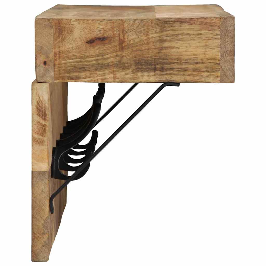 vidaXL Wieszak na płaszcze Brązowy 73 x 19 x 23 cm Lite drewno mango