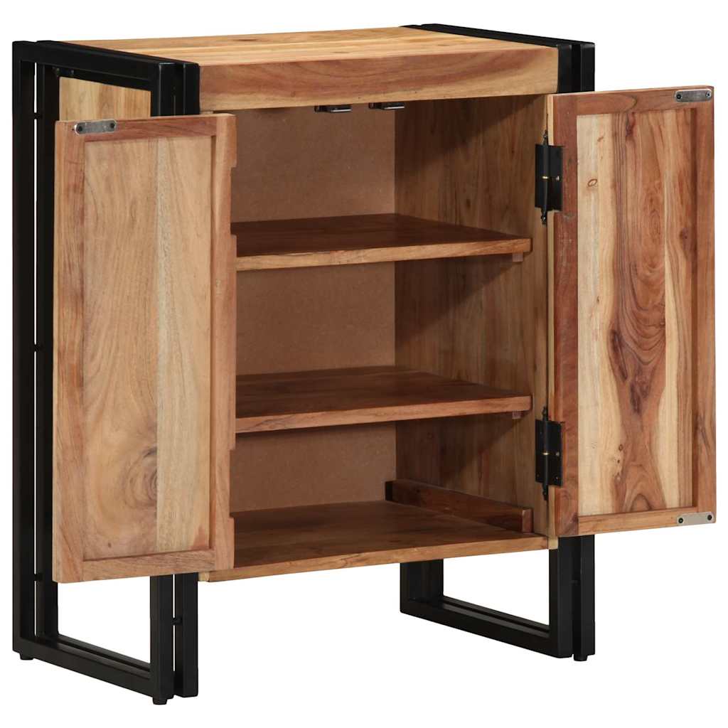 vidaXL Szafka na buty Brązowy 56 x 35 x 70 cm Lite drewno akacjowe