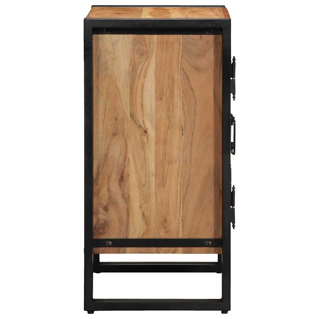 vidaXL Szafka na buty Brązowy 56 x 35 x 70 cm Lite drewno akacjowe