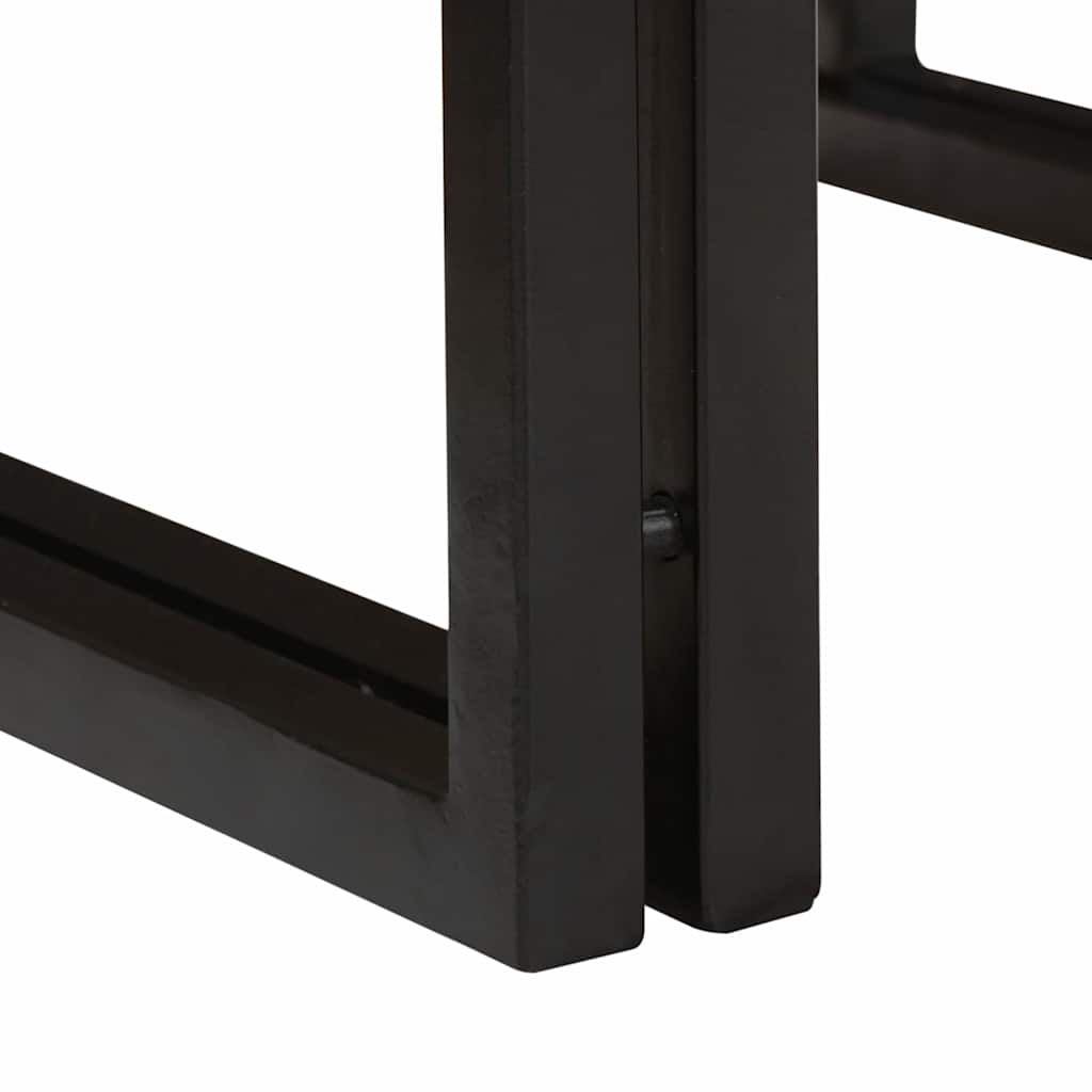 vidaXL Półka łazienkowa Brązowy 120 x 50 x 23 cm Lite Drewno Akacji