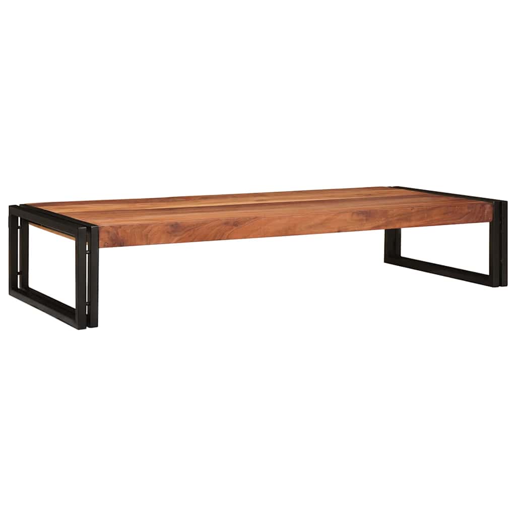 vidaXL Półka łazienkowa Brązowy 120 x 50 x 23 cm Lite Drewno Akacji