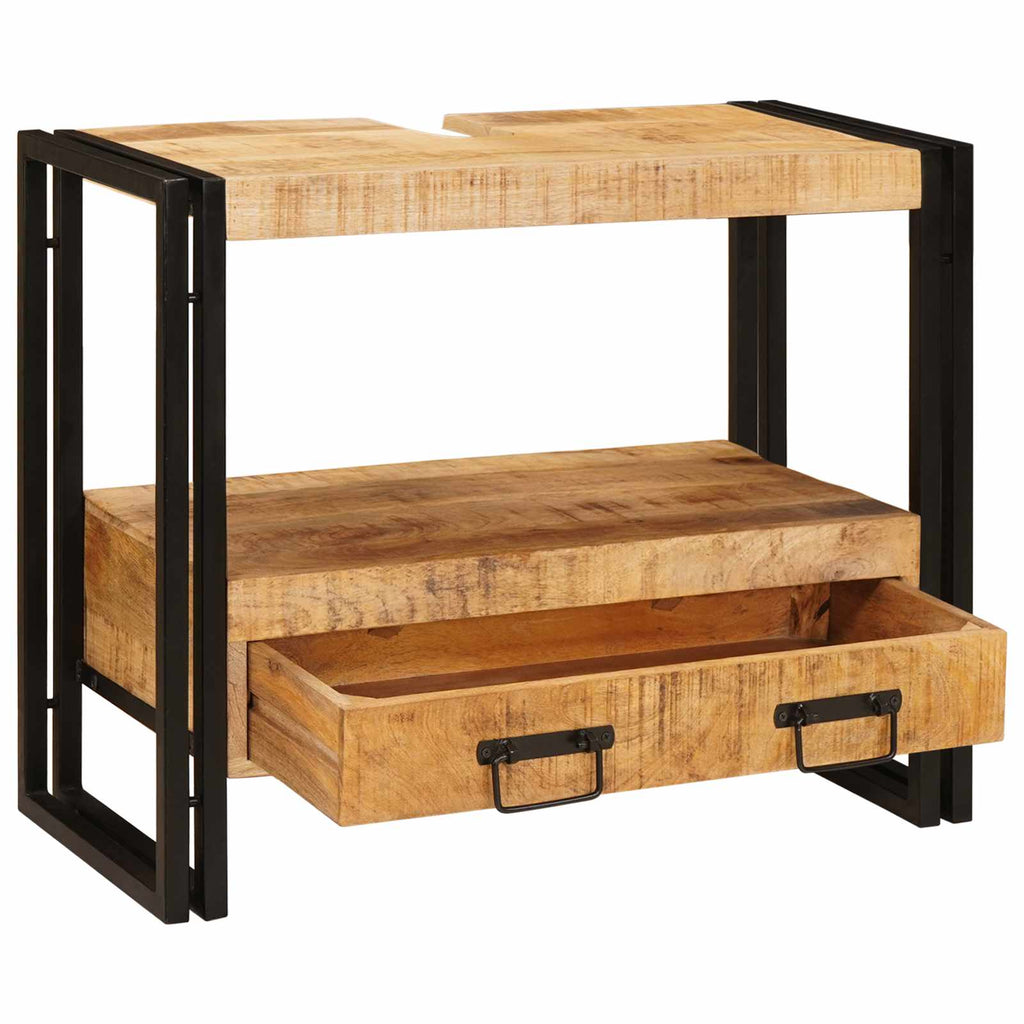 vidaXL Szafka toaletki Brązowy 71 x 33 x 58 cm Drewno z mango