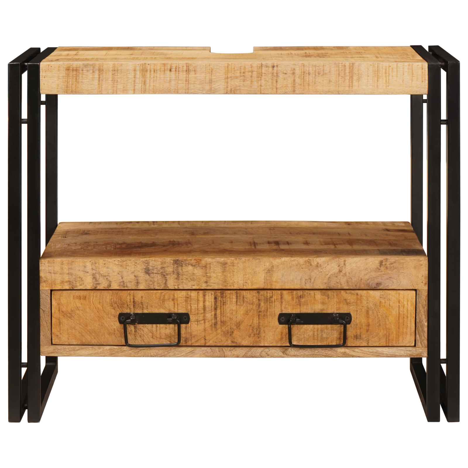 vidaXL Szafka toaletki Brązowy 71 x 33 x 58 cm Drewno z mango