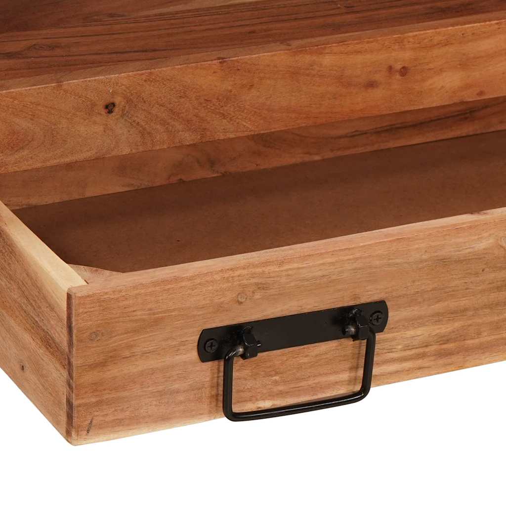 vidaXL Szafka toaletki Brązowy 71 x 33 x 58 cm Lite Drewno Akacji