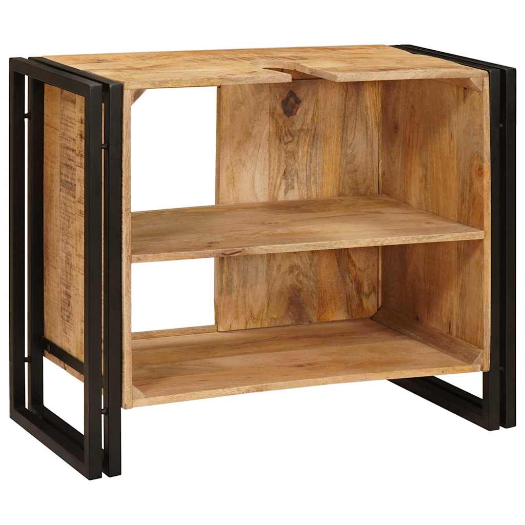 vidaXL Szafka umywalkowa Brązowy 71 x 33 x 58 cm Drewno z mango