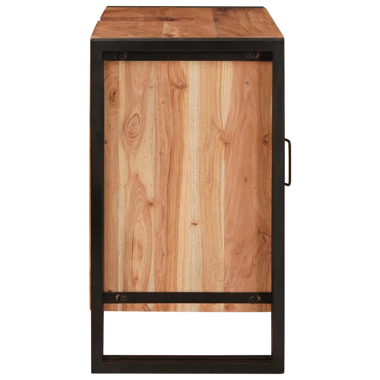 vidaXL Szafka umywalkowa Brązowy 71 x 33 x 58 cm Lite Drewno Akacji