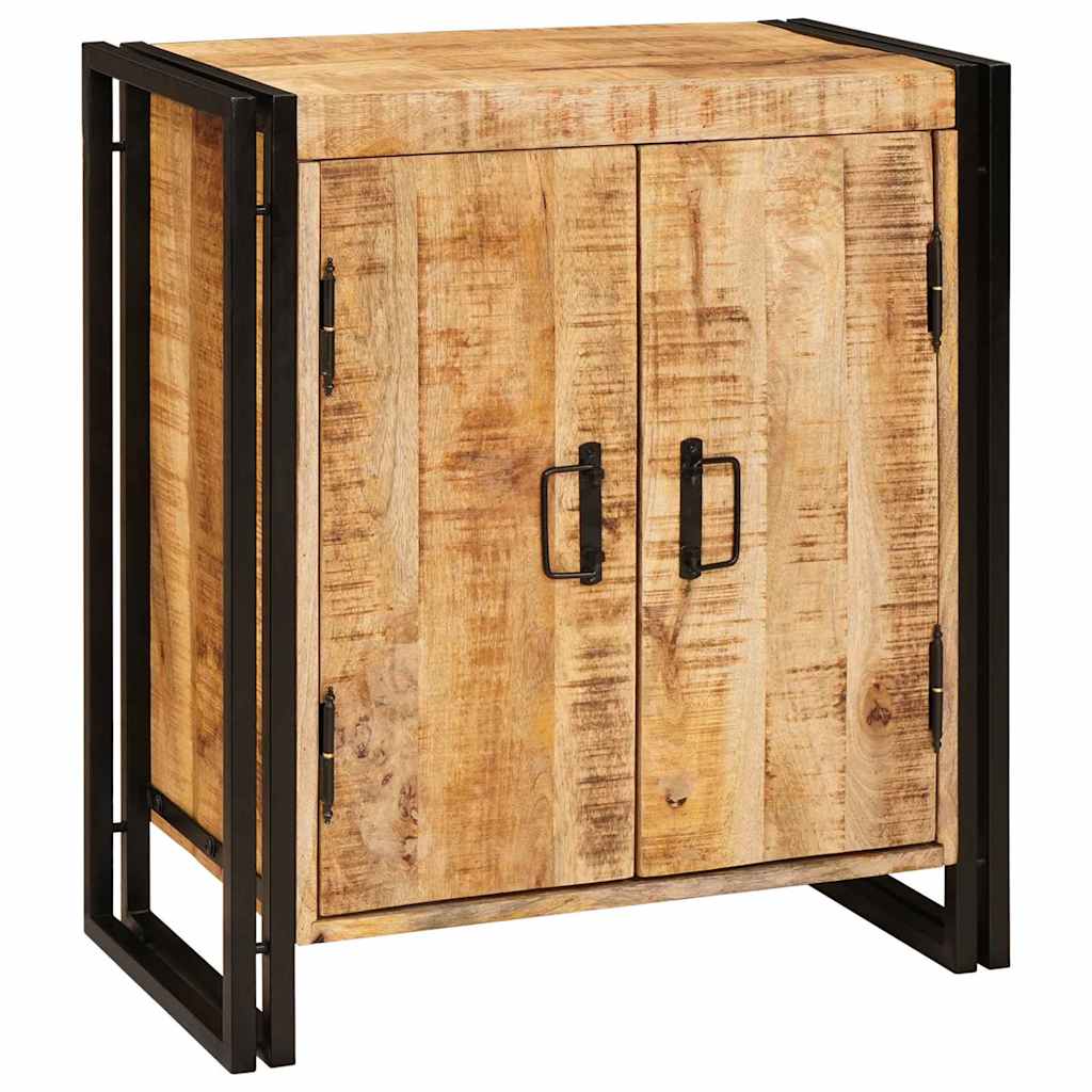 vidaXL Szafka Nocna Brązowy 66 x 35 x 76 cm Surowe drewno mango