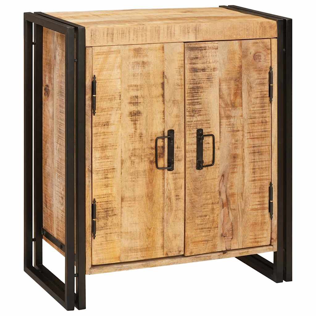 vidaXL Szafka Nocna Brązowy 66 x 35 x 76 cm Surowe drewno mango