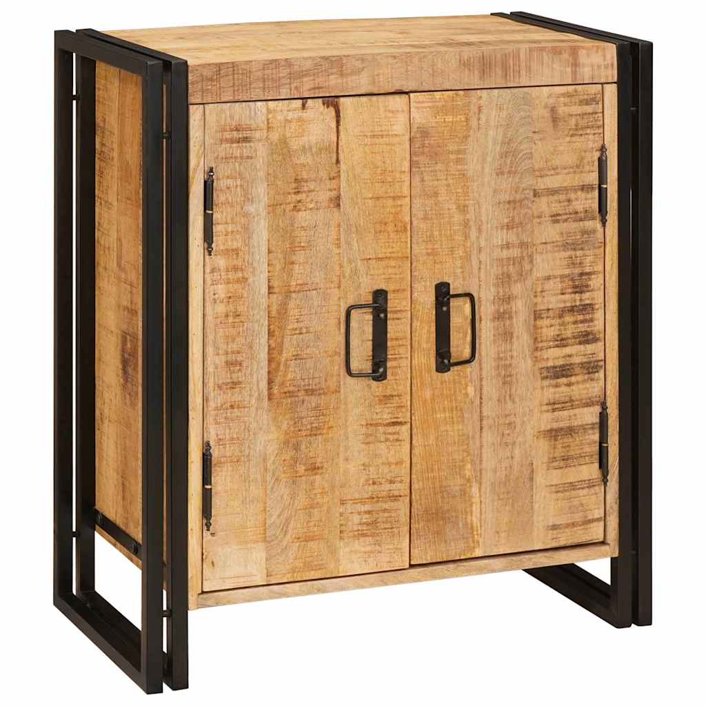 vidaXL Szafka Nocna Brązowy 66 x 35 x 76 cm Surowe drewno mango